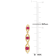 7/8 CT TGW Created Ruby Drop Earrings in Yellow Plated Sterling Silver