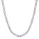 11 1/3 CT TGW Created White Sapphire Tennis Necklace in Sterling Silver