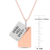 Diamond Accent Letter Envelope "I Love You" Pendant with Chain
in 18K Rose Gold Over Sterling Silver