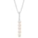 4.5-5MM Freshwater Cultured Pearl and 1/5 CT TGW Topaz Pendant with
Chain in Sterling Silver