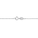 8-9.5 MM Freshwater Cultured Pearl Infinity Lariat Necklace in Sterling Silver