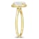 2 CT DEW Oval-Shaped Lab Created Moissanite Engagement Ring in 10K
Yellow Gold