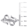 Diamond Infinity Heart Ring in Sterling Silver