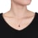 2 4/5 CT TGW Created Ruby and Diamond Accent Heart Twist Pendant with
Chain in Sterling Silver