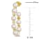 4.5-5MM Cultured Pearl and White Topaz Hoop Earrings in 14K Yellow Gold
Over Sterling Silver