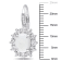 3 7/8 CT TGW Opal, White Topaz and Diamond Halo Leverback Earrings in
Sterling Silver