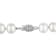 7.5 - 8 MM Cultured Freshwater Pearl Strand with Sterling Silver Clasp