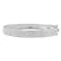 5 3/4 CT TGW Lab Grown Diamond Triple Row Bangle in 14k White Gold