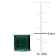 5 1/10 CT Square TGW Created Emerald Stud Earrings in Sterling Silver