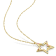 1/4 CT TGW Multi-Color Gemstone Star Pendant with Chain in 10K Yellow Gold