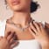 38 CT TGW Cubic Zirconia Teardrop Necklace in Sterling Silver