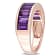 2 1/3 CT TGW African-Amethyst Semi-Eternity Band In Rose Gold Plated
Sterling Silver