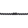 1/2 CT TW Black Diamond Tennis Necklace in Sterling Silver with Black
Rhodium Plated