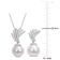 11-12MM Freshwater Cultured Pearl & 1/10 CT TW Diamond Earrings and
Necklace Set in Sterling Silver