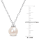 8-8.5MM Freshwater Cultured Pearl and Diamond Accent Pendant with Chain
in Sterling Silver