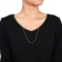 Curb Link Chain Necklace in Platinum, 24 in