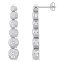 4 3/4 CT TGW Cubic Zirconia Graduated Dangle Earrings in Sterling Silver