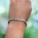 2 CT TW Diamond Tennis Bracelet in Sterling Silver