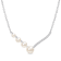 4-7.5MM Freshwater Cultured Pearl and 1/3ctw Created White Sapphire
Pendant in Sterling Silver