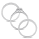 1/4 CT TW Diamond Cluster Pear Shape Halo Bridal Set in Sterling Silver