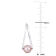 8-8.5 MM Pink Freshwater Cultured Pearl Earrings in Sterling Silver