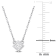 1/5 CT TW Diamond Solitaire Necklace in 14K White Gold