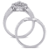 1/4 CT TW Diamond Vintage Ring Set Set in Sterling Silver