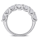 3 1/2 CT TW Lab-Grown Diamond Semi-Eternity Ring in 14K White Gold