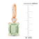 6 3/8 CT TGW Green Quartz and White Topaz Drop Earrings in Rose Plated
Sterling Silver