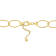 14-20 MM Pink Freshwater Cultured Pearl Oval Link Necklace in 18K Yellow
Gold Over Sterling Silver