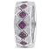 1 3/8 CT TGW Created Ruby and Created White Sapphire Ring Set in
Sterling Silver with BlacK Rhodium