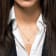 8-9MM South Sea Cultured Pearl and White Topaz Pendant with Chain in
Rose Plated Sterling Silver