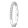 1/3 CT TW Lab-Grown Diamond Anniversary Ring in 14K White Gold