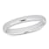 Ladies 2.5mm Comfort Fit Wedding Band in 14K White Gold