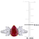 1 1/2 CT TGW Ruby and 1/2 CT TW Diamond Floral Cluster Ring in 2-tone
14K White and Yellow Gold