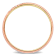 Men's 6mm Cubic Zirconia Matte Three Row Wedding Band in 14K 3-Tone Gold