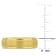 Men's 6mm Comfort Fit Wedding Band in 10K Yellow Gold