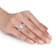 7-7.5MM Freshwater Cultured Pearl and Diamond Accent Infinity Ring in
Sterling Silver