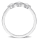 1/4 CT TW Diamond 3-Stone Ring in 14K White Gold
