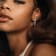 1 3/4 CT TGW Created Moissanite Hoop Earrings in Sterling Silver