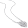 1 2/5 CT TGW Created White Sapphire Interlocking Hearts Pendant with
Chain in Sterling Silver