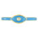 0.01 CT TGW Created White Sapphire Evil Eye Blue Enamel Ring in Yellow
Plated Sterling Silver