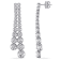 4 3/8 CT TW Lab-Grown Diamond Double Layer Drop Earrings in 18K White
Gold (IGI Certified)