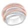 1 1/4 CT TW Diamond Split Shank Ring in 14K 2-Tone Gold