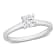 1/2 CT TW Diamond Solitaire Engagement Ring in Platinum (GIA Certified)