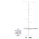 5/8 CT TGW Lab Grown Diamond Stud Earrings in 14K White Gold