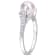 7-7.5MM Freshwater Cultured Pearl and Diamond Accent Vintage Ring in
Sterling Silver