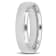 Men's 5.5mm Comfort Fit Wedding Band in 14K White Gold