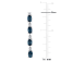 4 1/4 CT TGW London Blue and White Topaz Drop Earrings in Sterling Silver