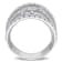 2 CT TW Diamond Split Shank Ring in 14K White Gold